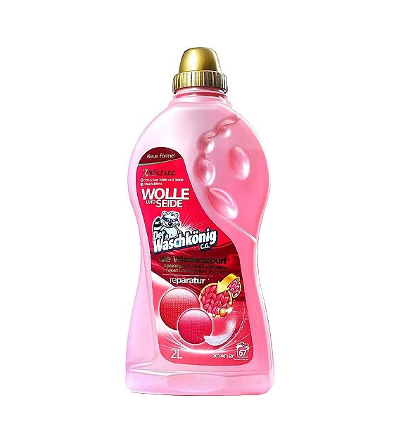 Waschkonig Wolle und Seide Gel 67p 2L