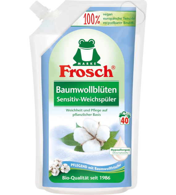 Frosch Sensitive Baumwollbluten Płuk 40p 1L
