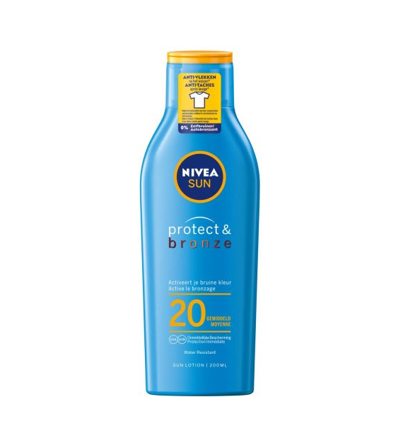 Nivea Sun Protect & Bronze SPF 20 Lotion 200ml