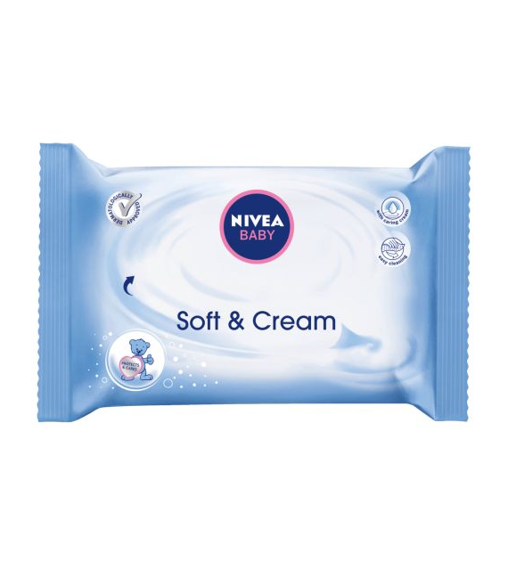 Nivea Baby Soft & Cream Chusteczki 63szt