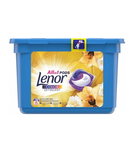 Lenor All in 1 Pods Color Gold Orchid 15p 376g