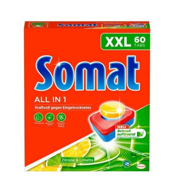 Somat All in 1 Zitrone & Limette 60szt 1,1kg