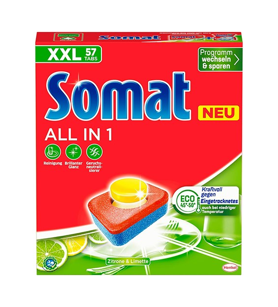 Somat All in 1 Zitrone & Limette 57szt 1kg