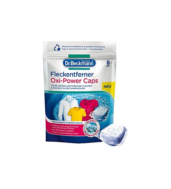Dr.Beckmann Oxi-Power Caps Odplamiacz 8szt 160g