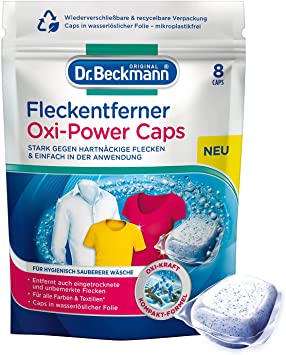 Dr.Beckmann Oxi-Power Caps Odplamiacz 8szt 160g