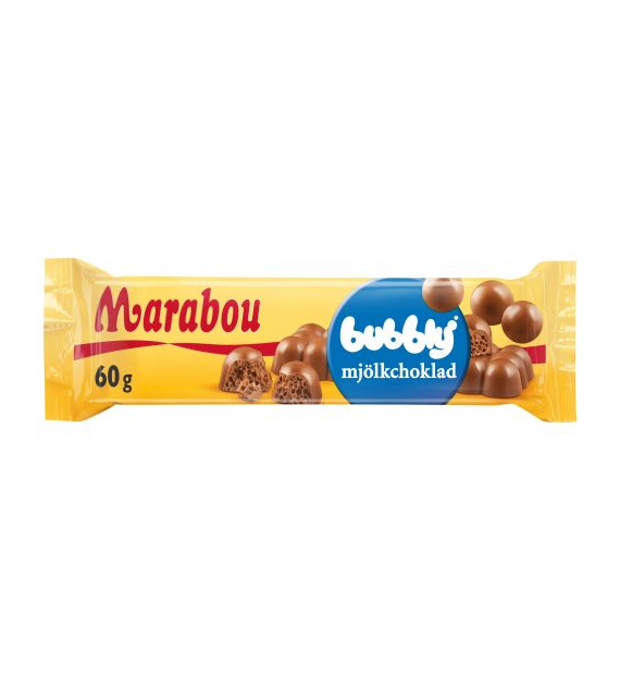 Marabou Bubbly Mjolkchoklad Czekolada 60g