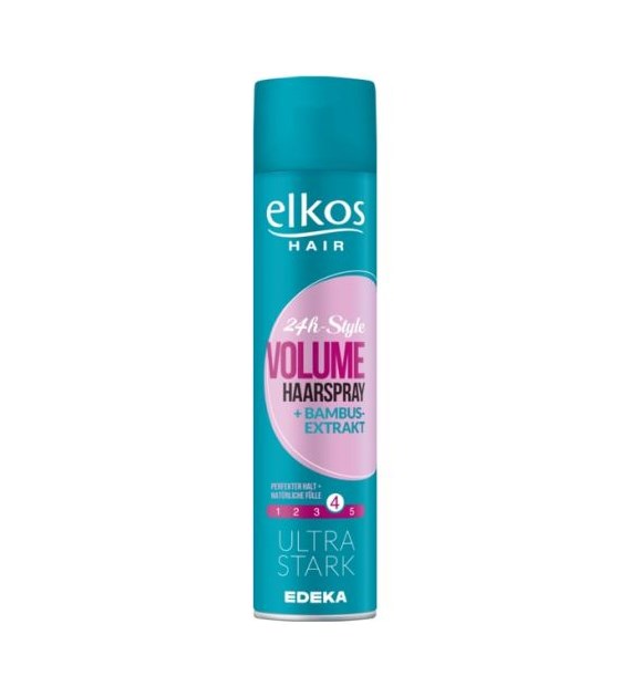 Elkos  4  Volume Haarspray + Bambus Lakier 400ml