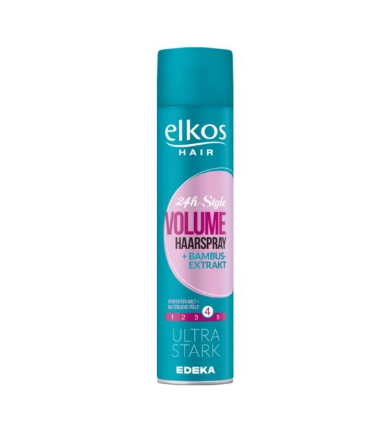Elkos  4  Volume Haarspray + Bambus Lakier 400ml