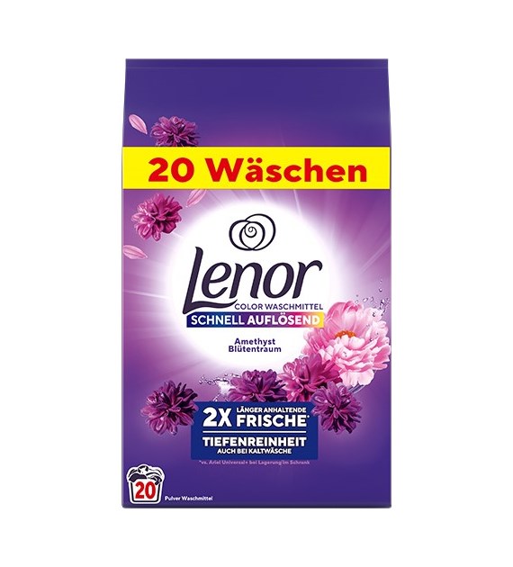 Lenor 2X Color Amethyst Proszek 20p 1,2kg