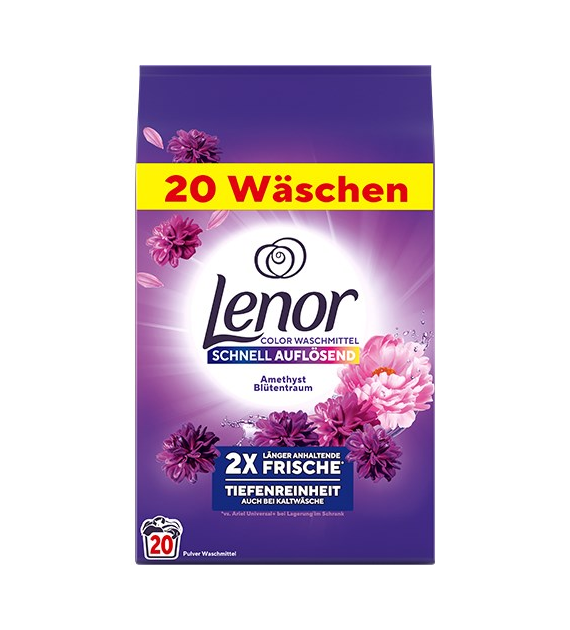 Lenor 2X Color Amethyst Proszek 20p 1,2kg