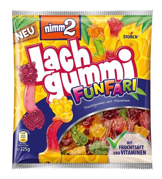 Nimm2 Lach Gummi Funfari Żelki 225g