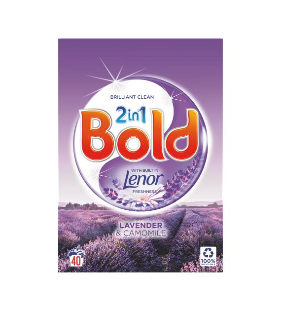 Bold 2in1 Lavender & Camomile Proszek 40p 2,6kg