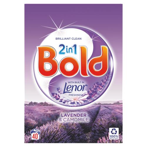 Bold 2in1 Lavender & Camomile Proszek 40p 2,6kg