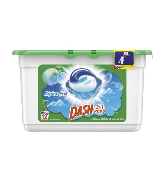 Dash 3in1 Pods Alpine Fris 12p 297g