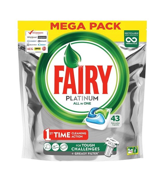 Fairy Platinum All in One Tabs 43szt 641g