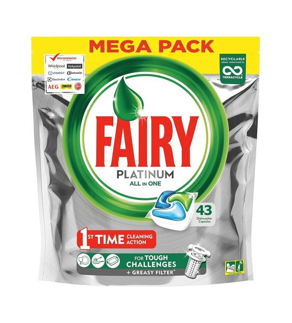 Fairy Platinum All in One Tabs 43szt 641g