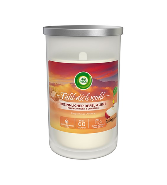 Air Wick Fuhl Dich Wohl Apfel Zimt Świeczka 310g