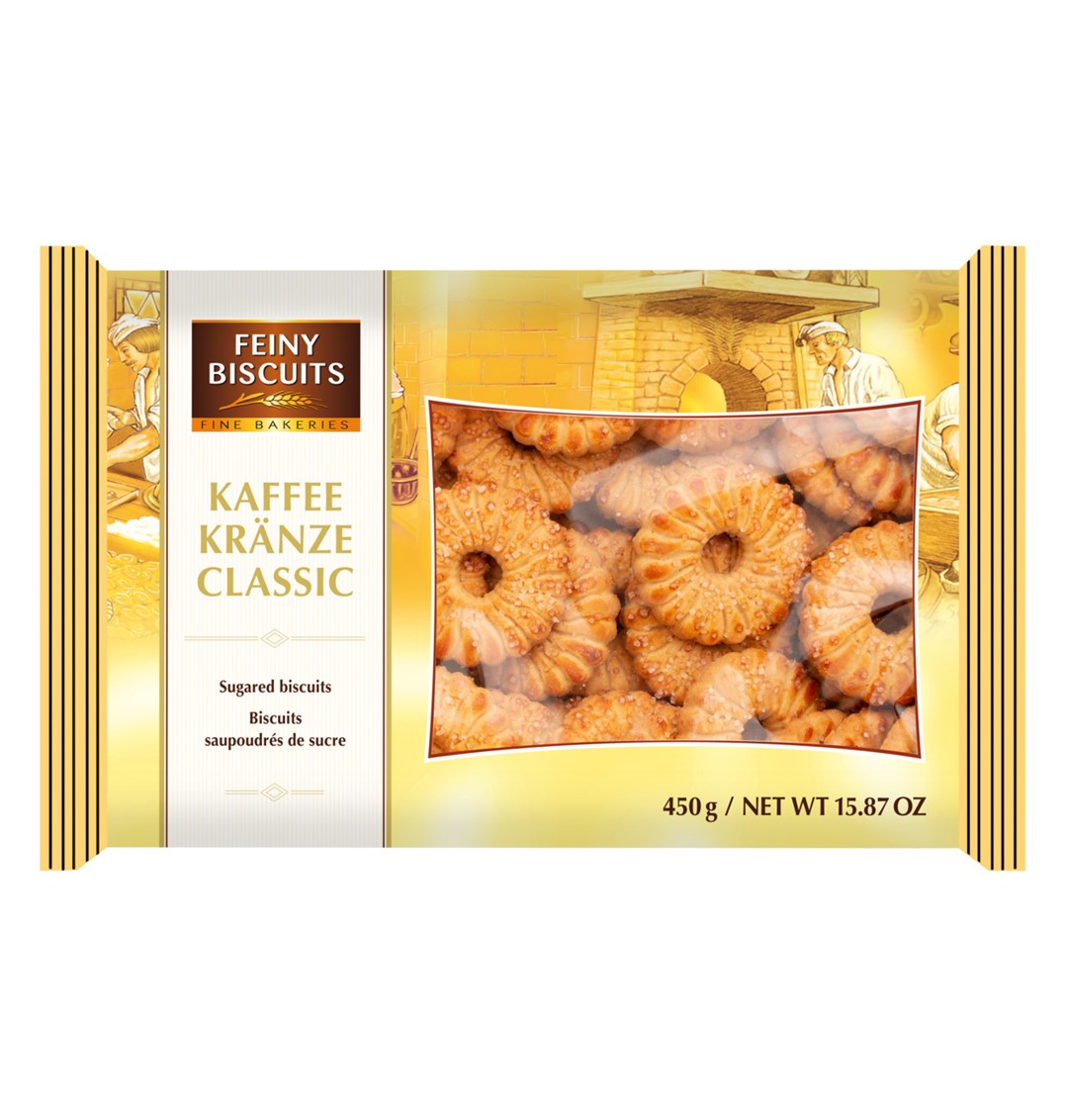 Feiny Biscuits Kaffe Kranze Classic Ciastka 450g