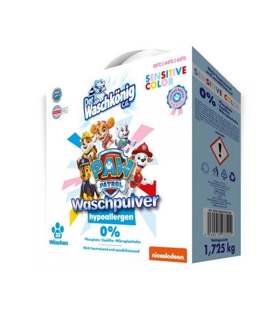 Waschkonig PAW Patrol Sensitive Color Proszek 23p