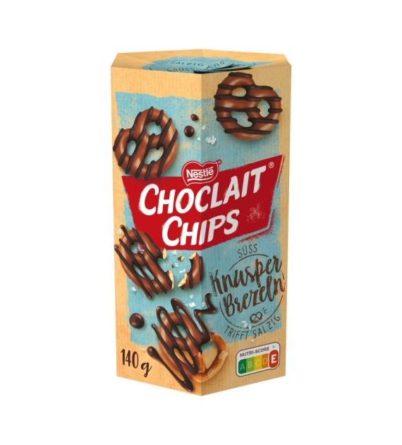 Nestle Choclait Chips Knusper Brezeln 140g