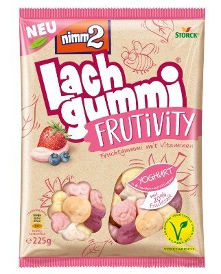 Nimm2 Lach Gummi Frutivity Yoghurt Żelki 225g