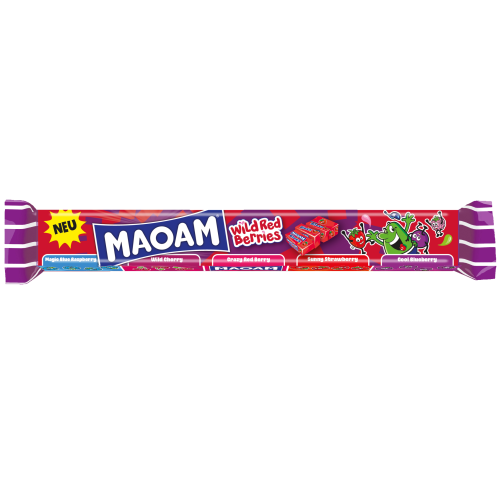 Maoam Wild Red Berries Guma 5szt 110g