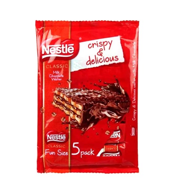 Nestle Crispy & Delicious Milk Wafer 5szt 95g