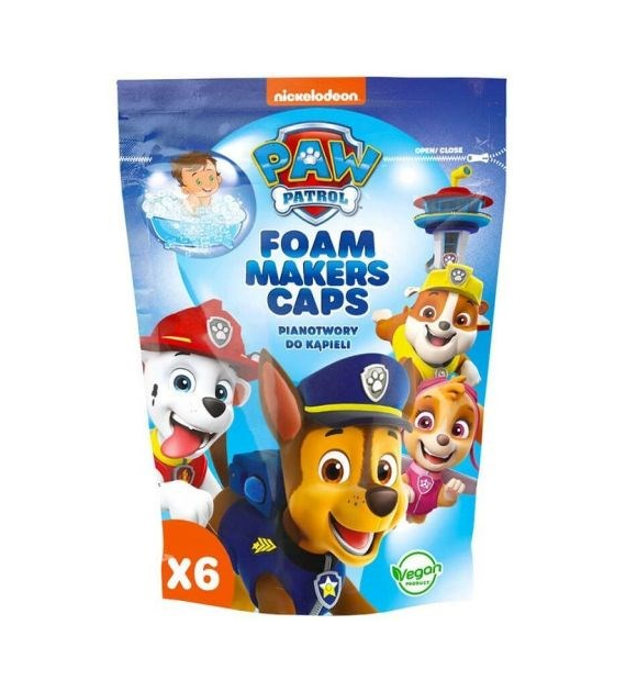 PAW Patrol Foam Makers Caps do Kąpieli 6szt 96g