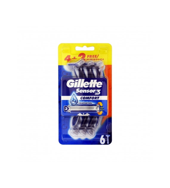 Gillette Sensor 3 Comfort Maszynki 6szt