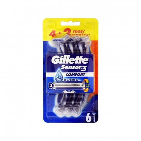 Gillette Sensor 3 Comfort Maszynki 6szt