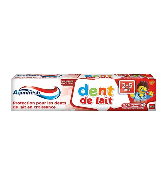 Aquafresh 2-5 Dent de Lait Pasta 50ml
