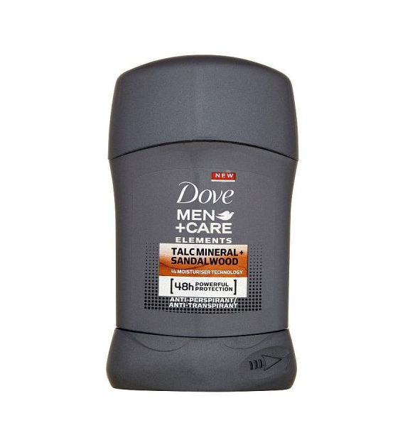 Dove Men+Care Talc Mineral Sandalwood Sztyft 50ml
