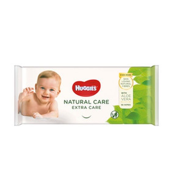 Huggies Extra Care Chusteczki Nawilżone 56szt