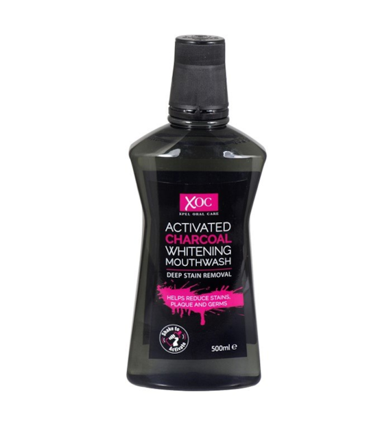 XOC Activated Charcoal Płyn do Płukania Ust 500ml