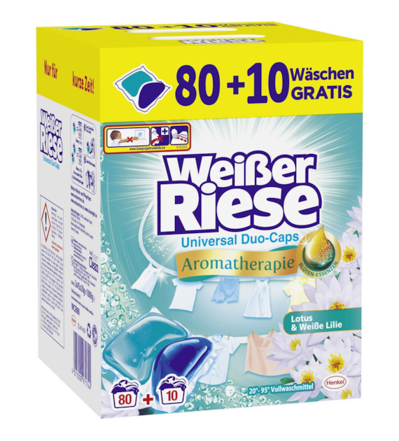 Weißer Riese Duo-Caps Universal Lotus 80+10p 1,8kg