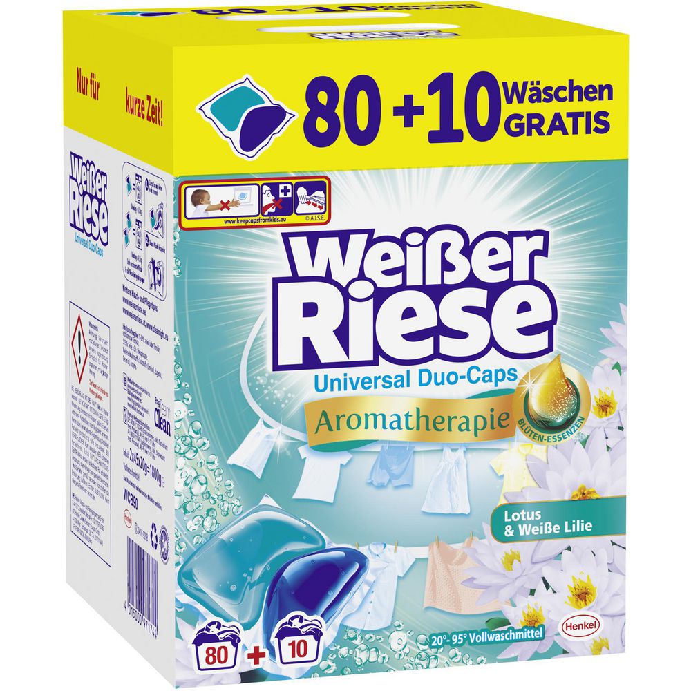 Weißer Riese Duo-Caps Universal Lotus 80+10p 1,8kg