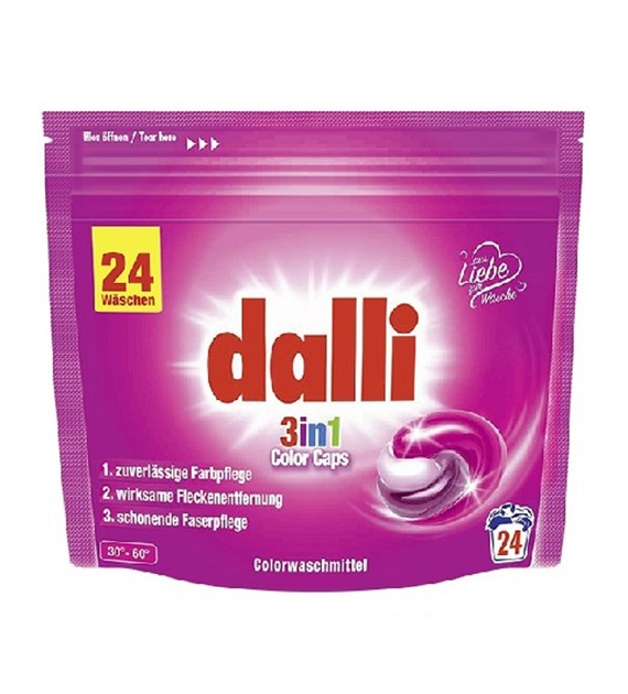 Dalli 3in1 Color Caps 24p 636g