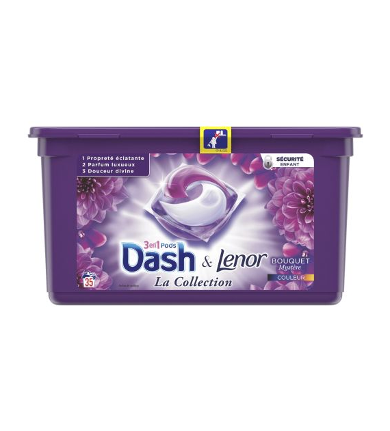 Dash 3en1 Lenor Pods Bouquet Colour 35p 959g