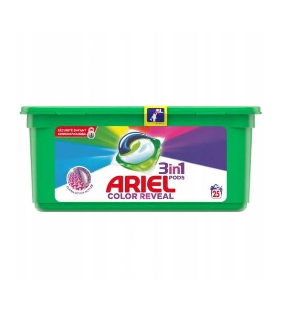 Ariel 3in1 Pods Color Reveal Caps 25p 675g