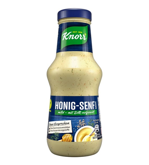 Knorr Honig Senf Vegetarian Sos 250ml