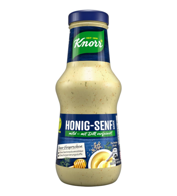Knorr Honig Senf Vegetarian Sos 250ml