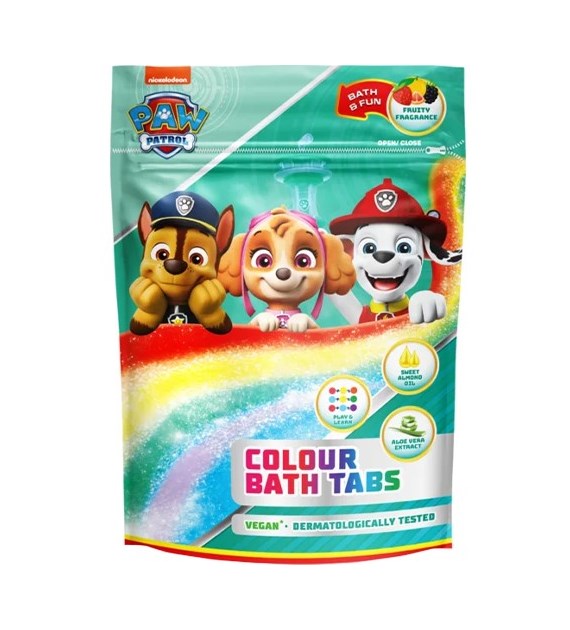 PAW Patrol Colour Bath Tabs do Kąpieli 9szt 144g