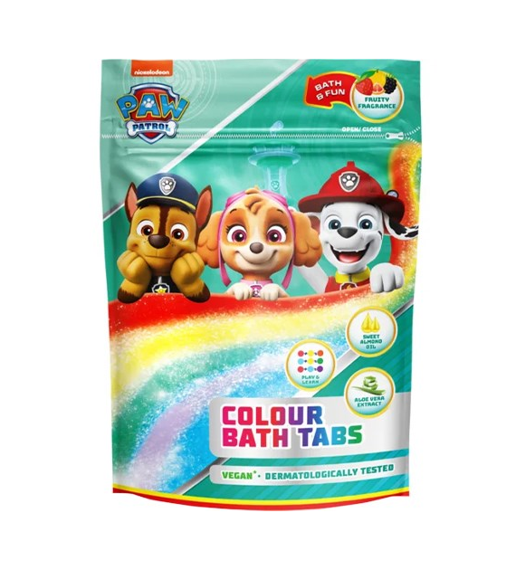 PAW Patrol Colour Bath Tabs do Kąpieli 9szt 144g