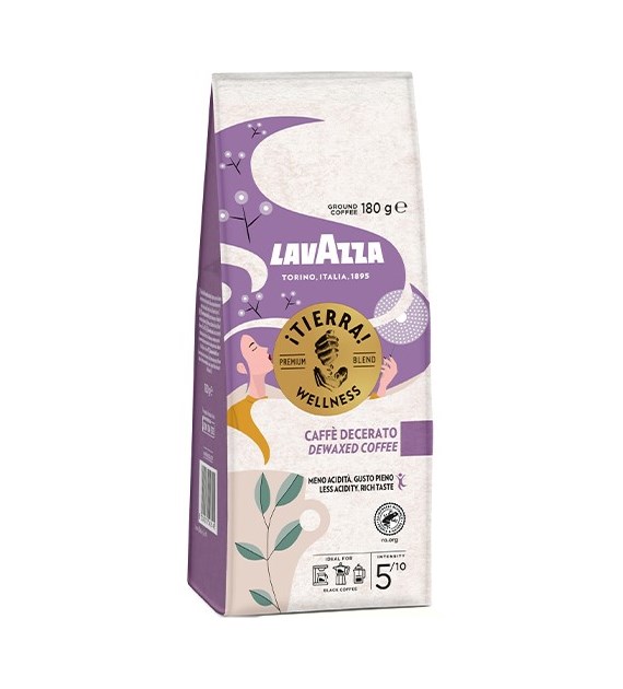 Lavazza Tierra Wellness Dewaxed Coffee 180g M