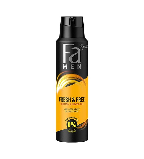 Fa Men Fresh & Free Limetten Ingwer Deo 150ml