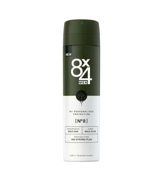 8x4 Men No 8 Wild Oak Deo 150ml