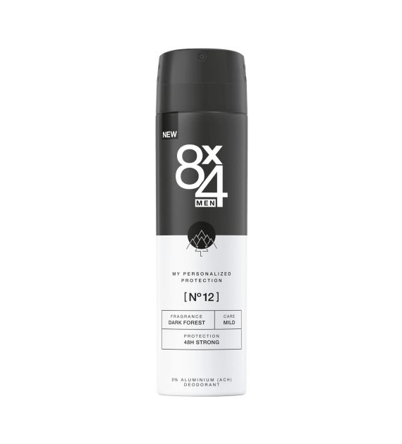 8x4 Men No 12 Dark Forest Deo 150ml
