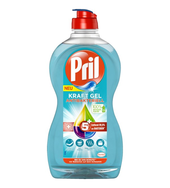 Pril Kraftgel Antibakteriell do Naczyń 600ml