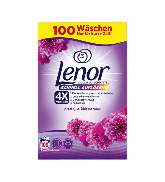 Lenor 4X Color Amethyst Proszek 100p 6kg
