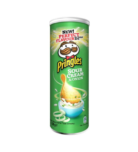 Pringles Sour Cream & Onion 130g